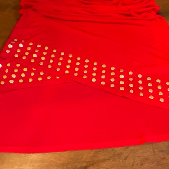 ✨Carmen Marc Valvo Studded Sleeveless Tunic✨ NWOT - Picture 4 of 8